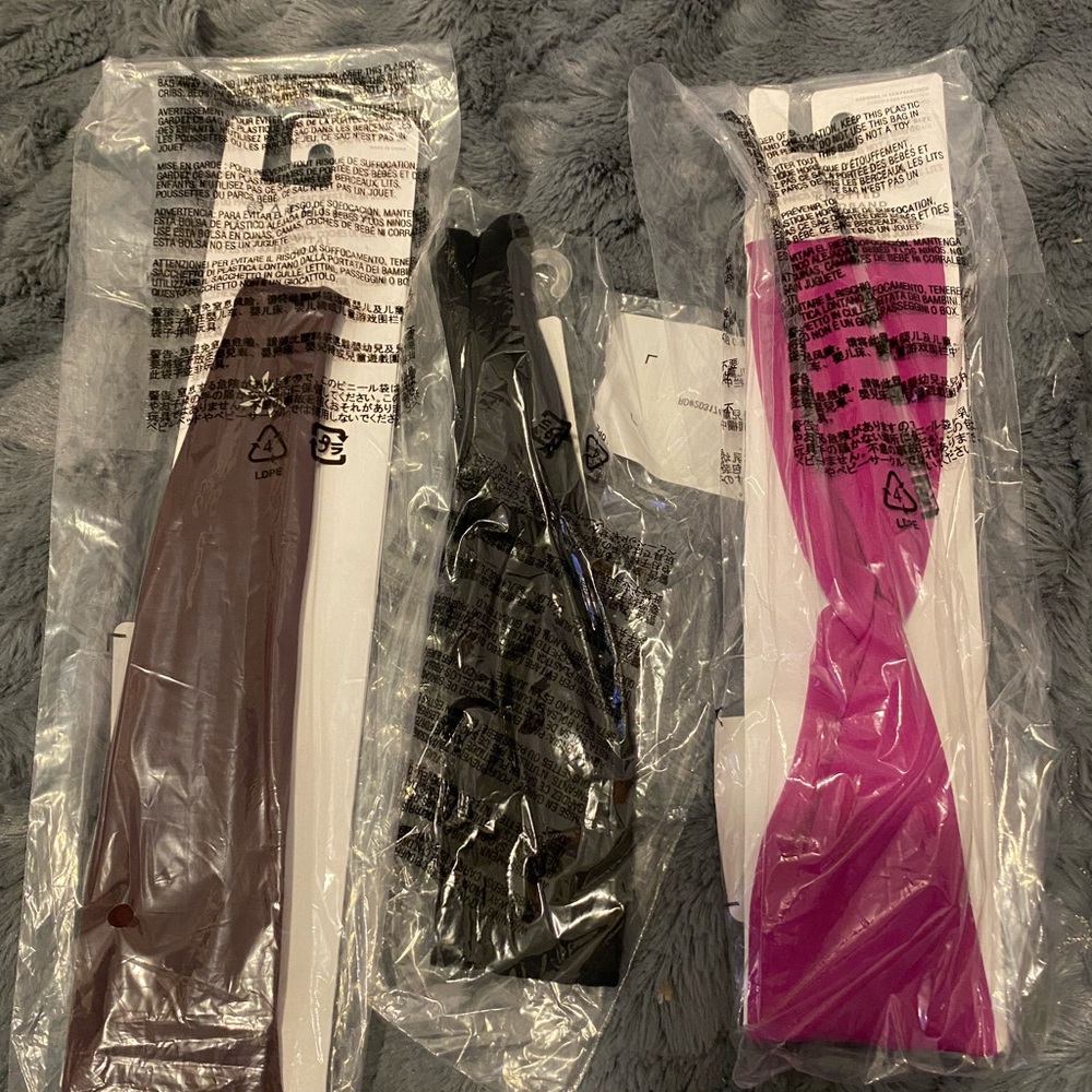 Athleta headbands 3x15